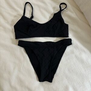 Lululemon Diamond Grid Swim Set